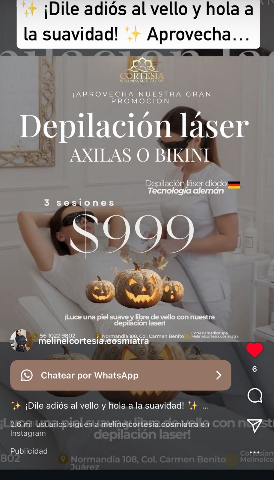 Depilación Láser - Diodo Tecnología Alemán ( Axilas o Bikini)