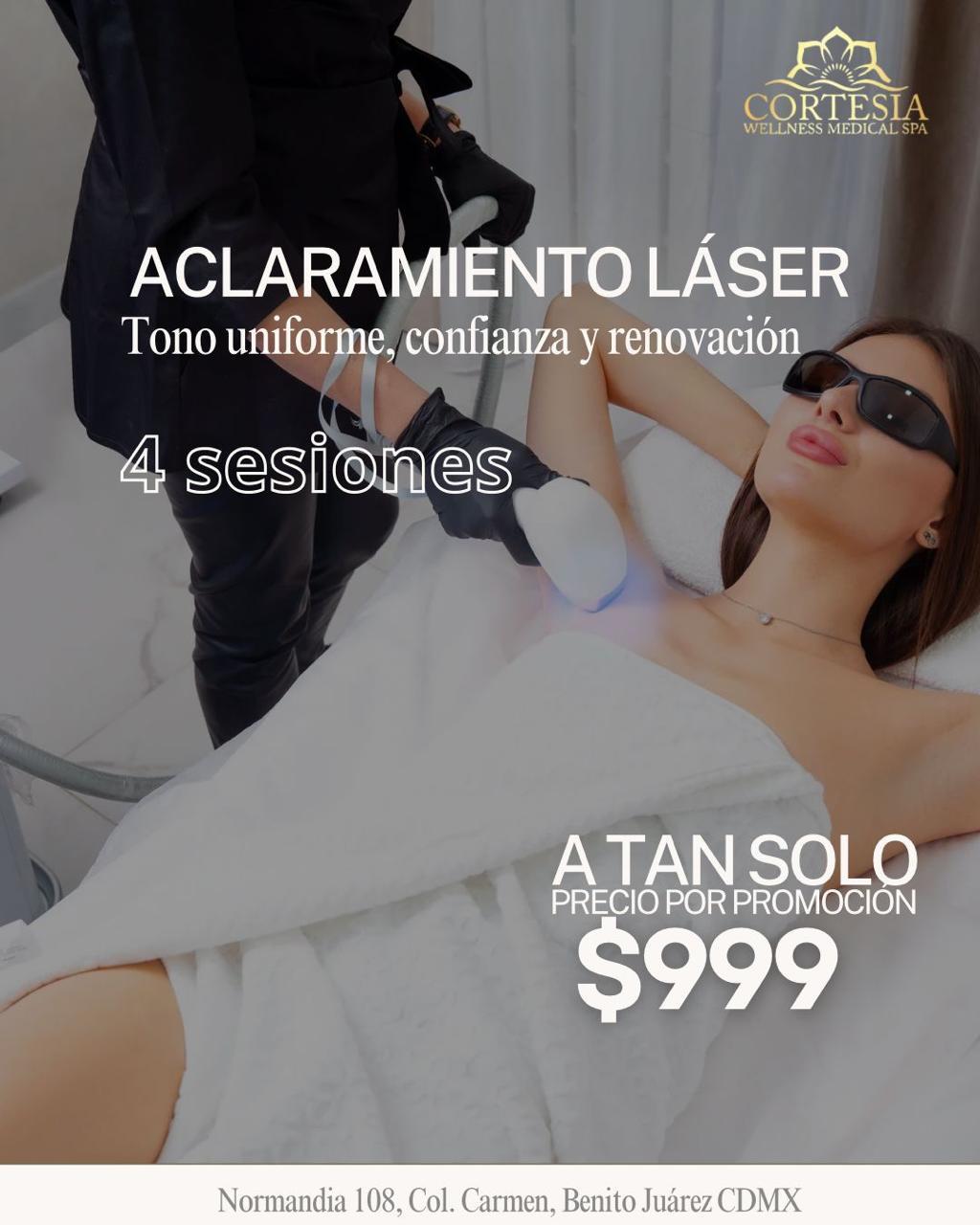 Aclaramiento Láser ( 4 Sesiones)