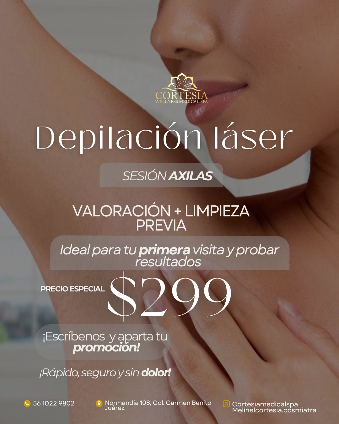 Depilación Láser - Sesión Axilas